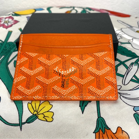 Goyard orange cardholder - Picture 1 of 2
